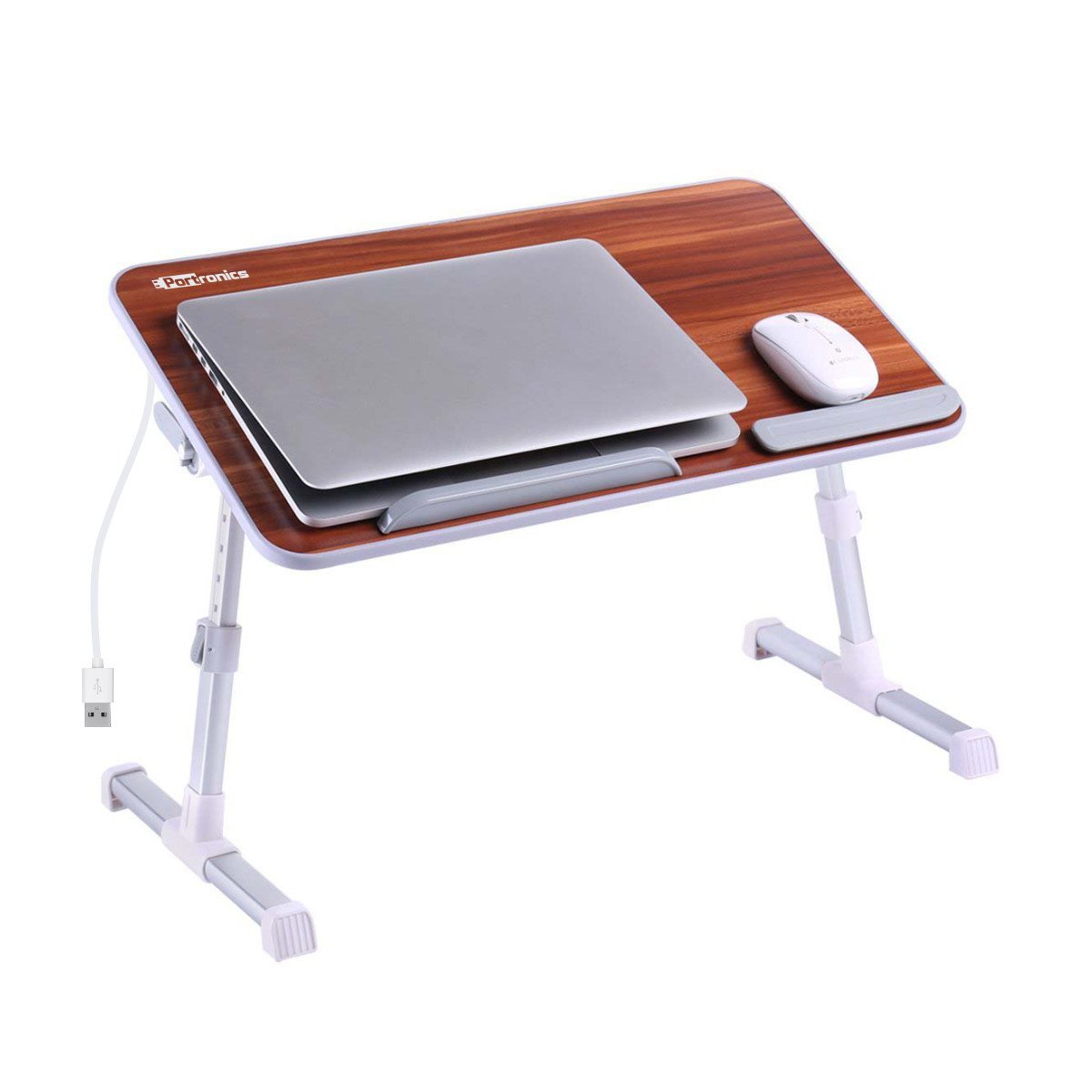 Portronics My Buddy Plus Adjustable Laptop Cooling Table ergonomic portable stand for laptops