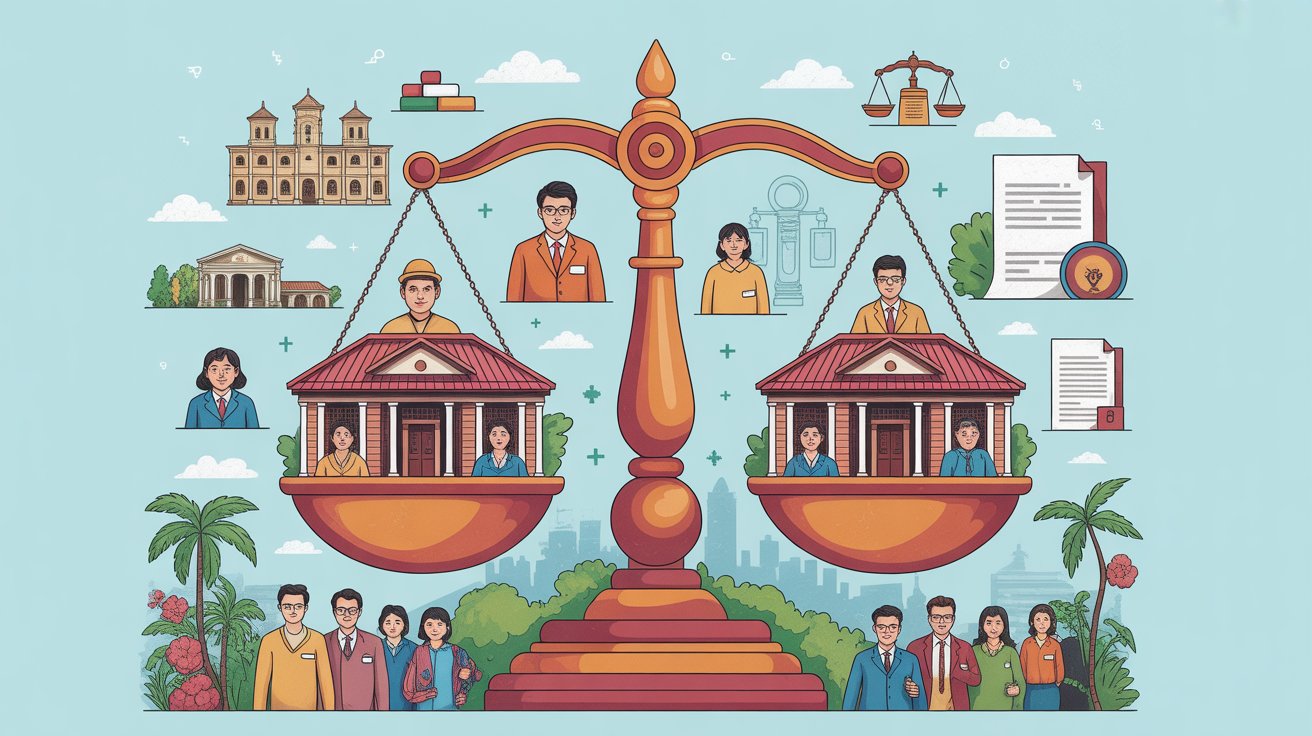 Detailed infographic illustrating the Kerala Societies Registration Bill 2025 and its impacts on society governance in Kerala.