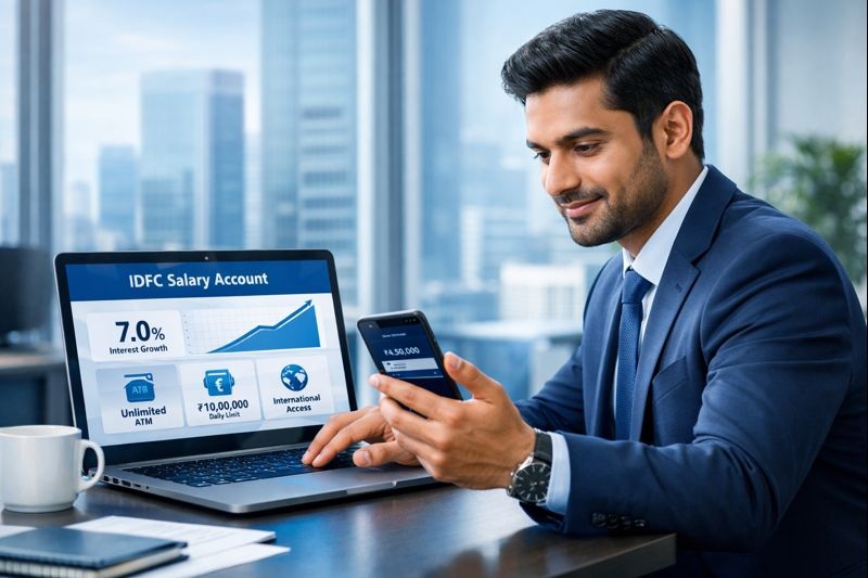 IDFC Salary Account designed for salaried professionals in India